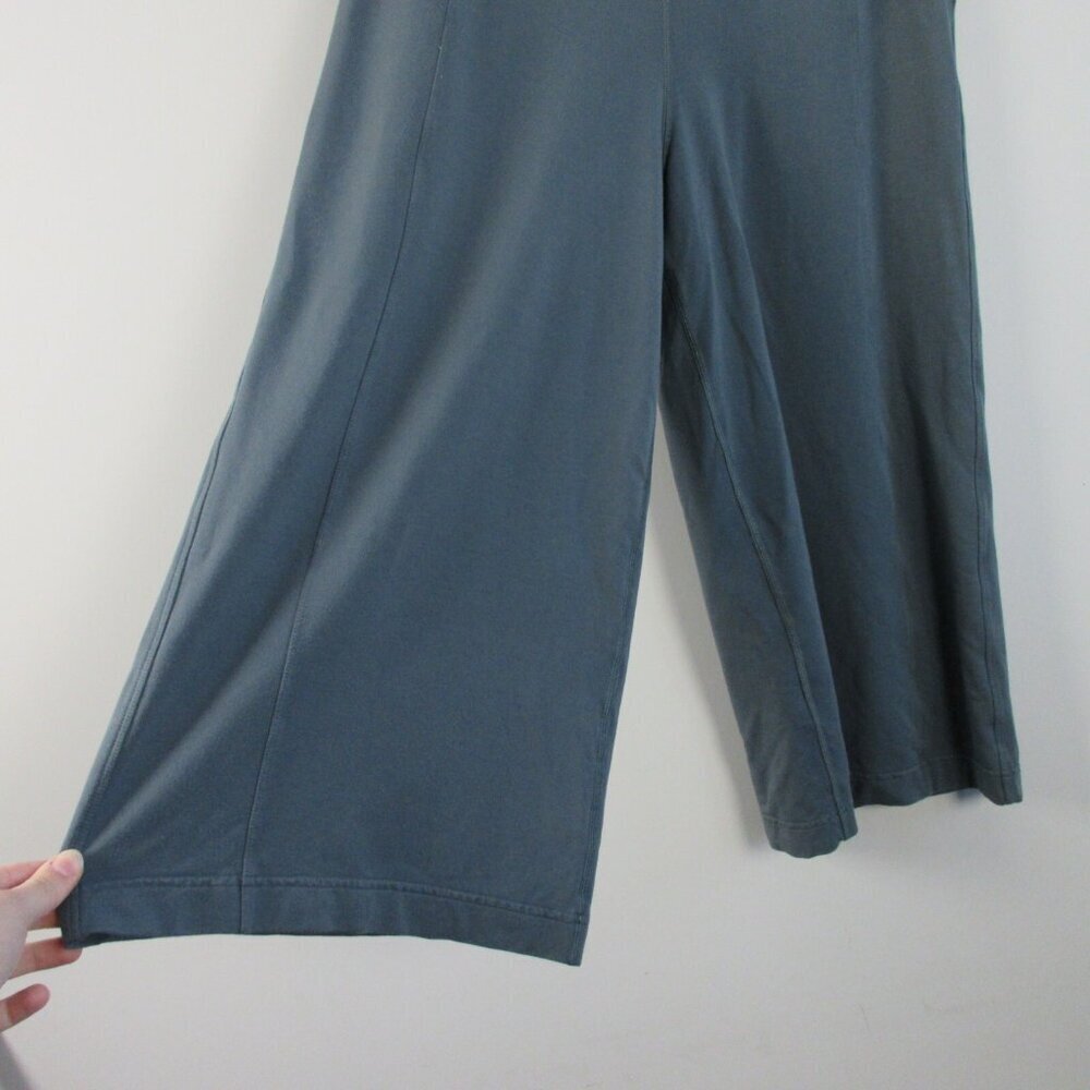 Lululemon Blissed Out Culottes 21" Women 6 Grey Wide Leg Cropped Travel Work 472 - Picture 6 of 15